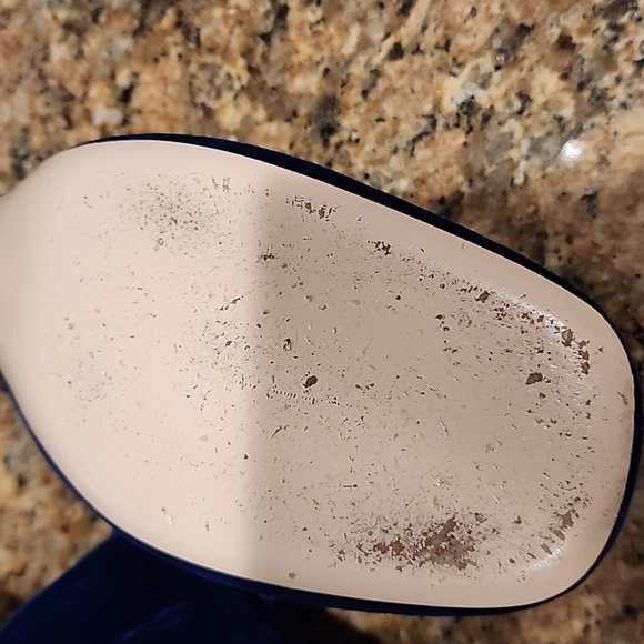 Gucci Madelyn Crystal Logo Cobalt Mules - SZ 40 - Picture 12 of 17